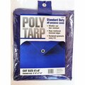 Gardencare 6 x 8 ft. Light Duty Polyethylene Tarp; Blue GA3325738